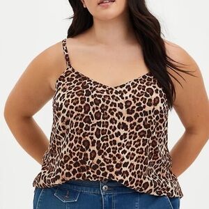 Torrid Leporad Ava stretch challis tank top 5X plus size women’s Cami new